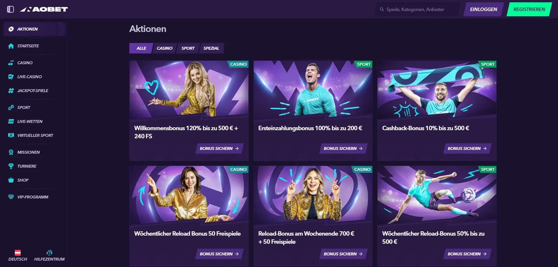 NaoBet Casino Bonusangebote – Cashback, Freispiele und Reload-Bonus
